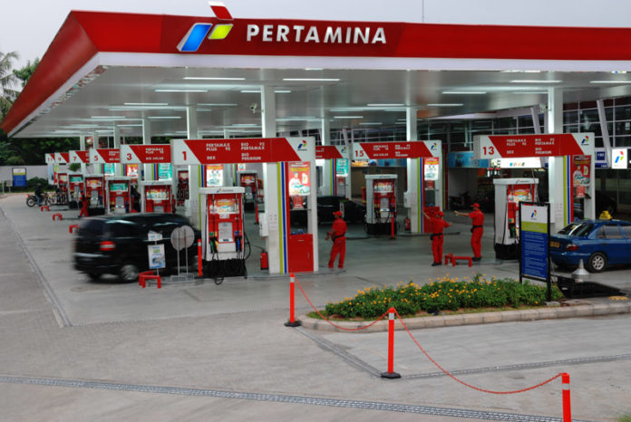 Stasiun Pengisian Bahan Bakar Umum (SPBU) PT Pertamina (Persero). (Foto: Ist/ petrominer).