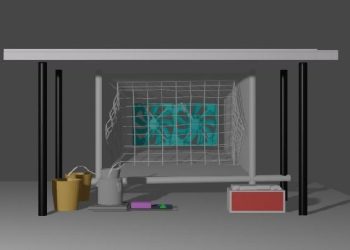 Model inovasi Alat Desalinasi Terpadu Sistem Ganda (Anita) gagasan tim mahasiswa ITS untuk bantu atasi krisis air di daerah terpencil. (Foto: Ist/ Dok.ITS).