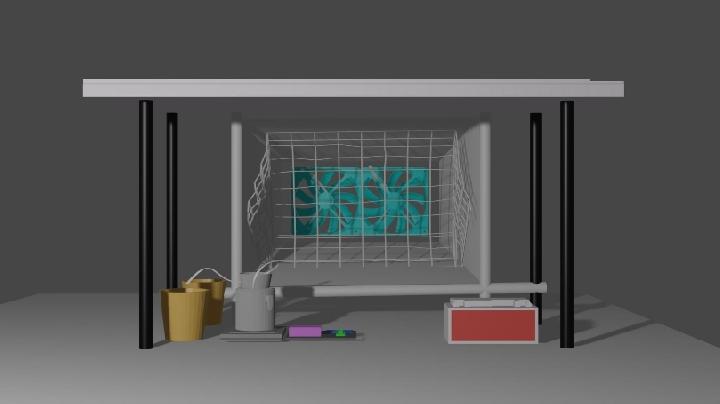 Model inovasi Alat Desalinasi Terpadu Sistem Ganda (Anita) gagasan tim mahasiswa ITS untuk bantu atasi krisis air di daerah terpencil. (Foto: Ist/ Dok.ITS).