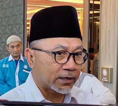 Ketua Umum Partai Amanat Nasional (PAN), Zulkifli Hasan di sela acara Peringatan Isra Mikraj 1444 H yang digelar di Kantor DPP PAN, Jakarta, Jumat (17/02/2023). (Foto: Ist/ ANTARA).