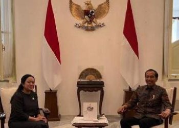Pertemuan Ketua DPR RI Puan Maharani bersama Presiden Joko Widodo, di Istana Merdeka. (Foto: Ist/ presidenri.go.id).