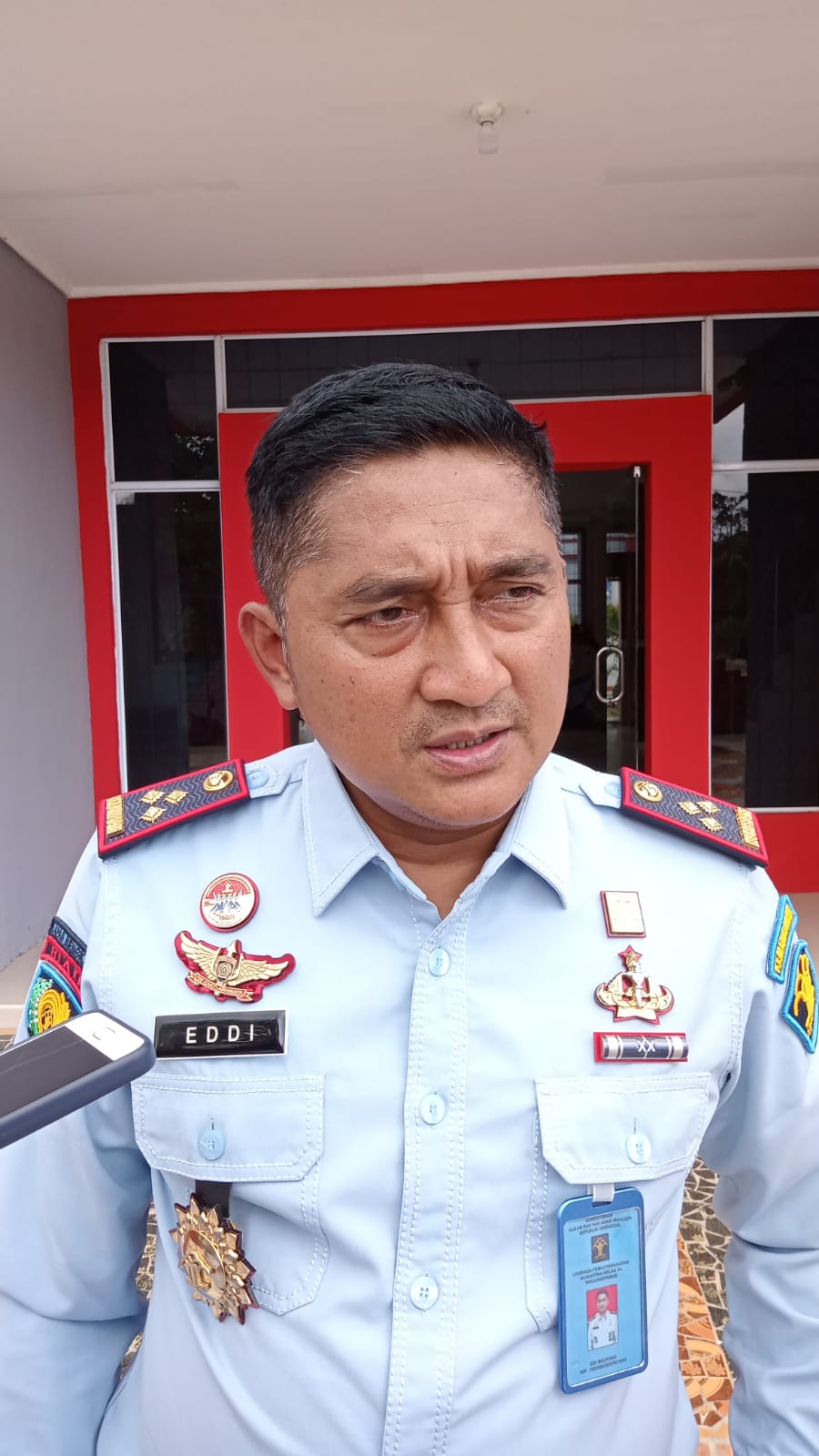 Kalapas Narkotika kelas IIA Tanjungpinang, Edi Mulyono. (Foto: HMStimes.com/ YL)