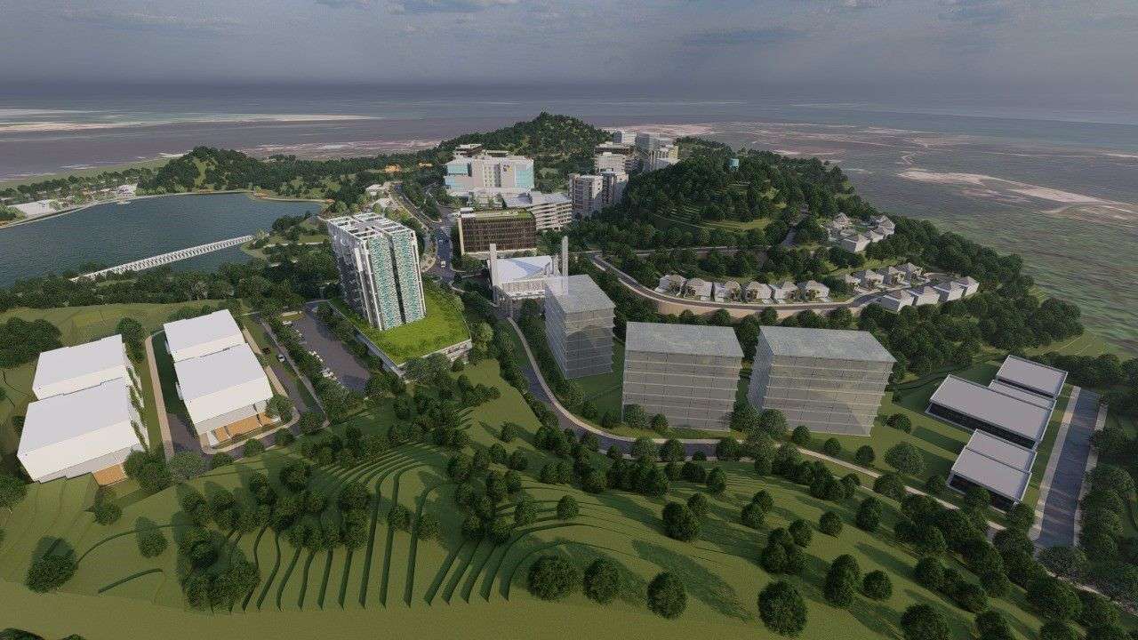 Repro desain Kawasan Ekonomi Khusus (KEK) Kesehatan Internasional Batam (KIB). (Foto: Ist/ Humas BP Batam).