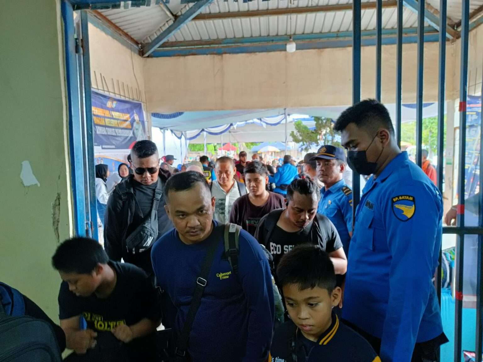 Ditpam BP Batam akan menambah personel pengamanan pelabuhan penumpang dalam menghadapi arus balik Idulfitri 2023. (Foto: Ist/ Humas BP Batam).