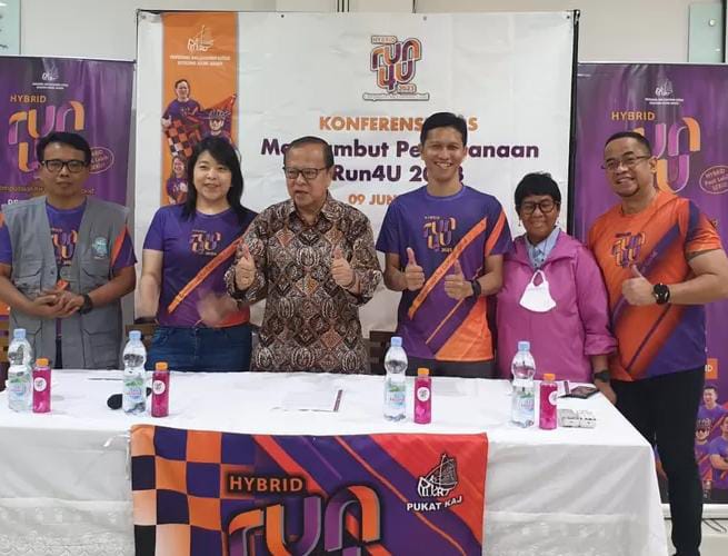 Konferensi pers menyambut pelaksanaan Run4U 2023, di ruang Maria-Josep, Gereja Katedral Jakarta, Jumat (9/6/2023). (Foto: Ist./dok.pribadi).
