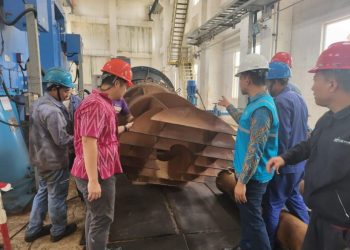 PLN Batam bantu pemulihan PLTU Tanjung Kasam. (Foto: PLN Batam)