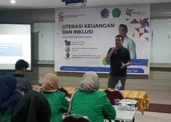 Kegiatan PertaLife Goes To Campus, upaya mendukung peningkatan literasi keuangan mahasiswa. (Foto: HMS)