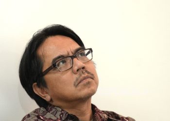 Politikus Partai Solidaritas Indonesia (PSI), Ade Armando. (Foto: Republika/Wihdan)