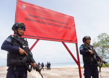 Marak penyegelan reklamasi di Kepri, Pemprov minta KKP lakukan pembinaan. (Foto: Ist)