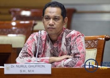 Nurul Ghufron saat mengikuti fit and proper test calon pimpinan KPK di Komisi III DPR Sepember 2019. (Foto: Ist./RES).