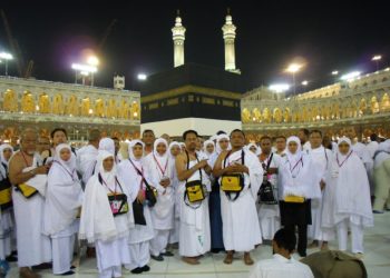 Jamaah haji Indonesia di dalam Masjidil Harram, Mekkah. (Foto: Ist. Dok.pribadi).