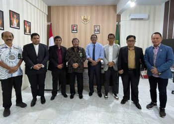 Kunjungan DPD Masyarakat Hukum Pidana dan Kriminologi (MAHUPIKI) Kepri ke Pengadilan Tinggi Kepri, di Tanjungpinang Jumat, 26 Januari 2024. (Foto: Ist./MAHUPIKI).