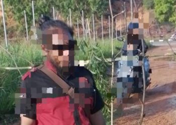 Pelaku Pembunuhan Pendeta di Tiban. (Foto: Ist)