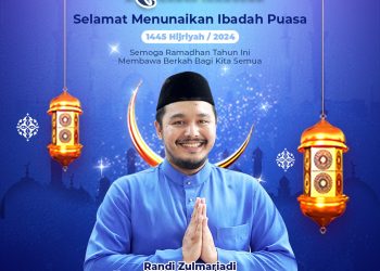 Randi Zulmariadi, mengucapkan selamat menyambut Ramadhan 1445 H. (Foto: Humas BP Batam).