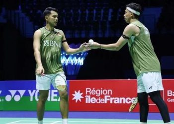 Fajar Alfian - Muhammad Rian Ardianto melangkah ke final All England 2024. (Foto: Ist./PBSI).