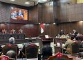 Suasana sidang sengketa Pilpres di Mahkamah Kobstitusi,Jakarta. (Foto:Ist./detikom).
