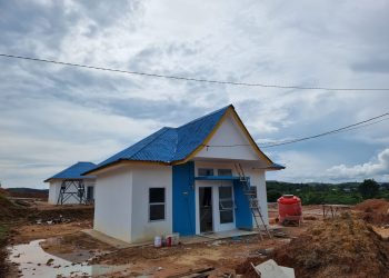 Rumah contoh di Tanjung Banon, kawasan Rempang-Ecocity. (Foto: Humas BP).