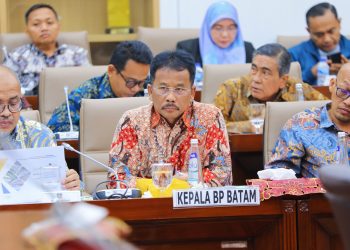 Kepala BP Batam menghadiri Rapat Dengar Pendapat (RDP) dengan Komisi VI DPR RI di Gedung Nusantara I pada Senin, 10 Juni 2024. (Foto: Humas BP).