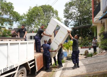 Warga Rempang yang bersedia di geser kehunian sementara untuk mendukung proses pembangunan investasi. (Foto: Humas BP).