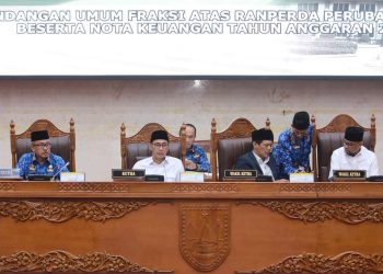 Pemko Batam menghadiri rapat paripurna di kantor DPRD Batam, Rabu, 17 Juli 2024. (Foto: Diskominfo).