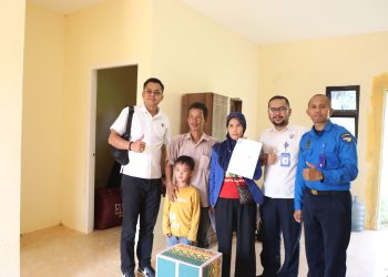 Warga Rempang yang pindah ke hunian sementara di fasilitasi oleh BP Batam. (Foto: Humas BP).