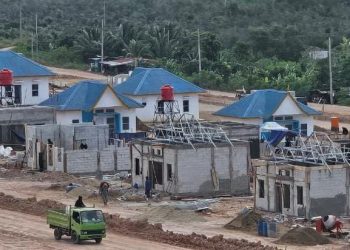 Rumah baru untuk warga terdampak Pembangunan Rempang Eco-City. (Foto: Humas BP).