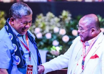 Ketua Umum Partai Gelora, Fahri Hamzah (kanan) dan Sekjen Partai Keadilan Sejahtera, Abubakar Alhabsyi. (Foto: Ist./tempo.co).