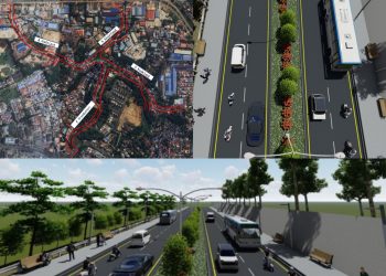 Site plan pembangunan jalan pelabuhan Batu Ampar - Kampung Seraya yang sedang direncanakan. (Foto: Humas BP).