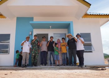 Fahrudin seorang Kepala Keluarga yang hari ini difasilitasi pergeseran ke hunian tetap oleh BP Batam. (Foto: Humas BP).