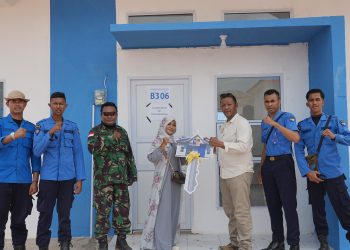 Warga Rempang yang pindah ke hunian baru di Tanjung Banun. (Foto: Humas BP).