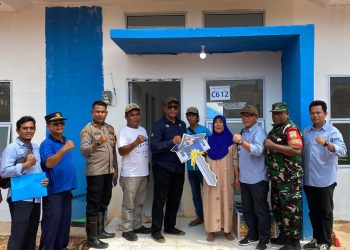Warga Rempang, M. Yatim Atan mengaku bersyukur mendapat rumah baru di Tanjung Banun dan seluruh proses pemindahan juga di bantu oleh pihak BP Batam. (Foto: Humas BP).