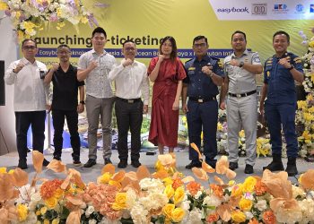 Peresmian e-ticketing di Terminal Ferry Domestik Harbour Bay pada Senin, 28 Oktober 2024. (Foto: Humas BP).