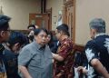 Eks Direktur Utama PT Timah Tbk Mochtar Riza Pahlevi Tabrani usai divonis 8 tahun penjara di Pengadilan Tipikor Jakarta Pusat, Senin, 30 Desember 2024.(Goto: Ist./ KOMPAS.com).