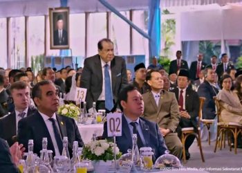 Sejumlah konglomerat yang hadir pada peluncuran BPI Danantara di Istana Negara, Jakarta Senin, 24 Februari 2025. (Foto: Ist./ katadata.co.id).