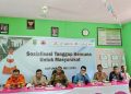 SKK Migas Sumbagut bersama Kontraktor Kontrak Kerja Sama (KKKS) Kepulauan Riau dan Badan Penanggulangan Bencana Daerah (BPBD) Kabupaten Natuna menggelar Sosialisasi Tanggap Bencana di Desa Sebadai Hulu. (Foto: Humas SKK Migas)