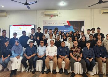SKK Migas KKS Kepri Sosialisasi dan pelatihan Industri Hulu Migas dan Pelatihan Menulis Jurnalistik di Kampus UPB Batam. (Foto: HMS./ Amin).