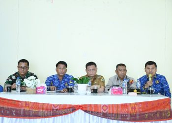 Tangkapan layar komimfo Samosir dalam pemberian Sosialisasi Pencegahan Karhutla.  (Foto: Kominfo Samosir).