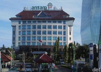 Gedung Kantor BUMN Aneka Tambang (ANTAM) di Jakarta. (Foto: Ist./ Detikcom).