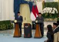 Presiden RI Prabowo Subianto dan PM Malaysia Anwar Ibrahim di Istana, Jakarta, Jumat, 27 Juni 2025. (Foto: Ist./ KOMPAS.com).