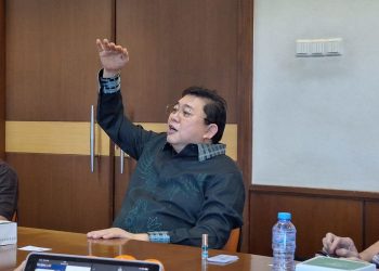 Kuasa hukum PT Citra Marga Nusaphala Persada Tbk (CMNP), Lucas  di kantor Kompas Gramedia, Jakarta Kamis, 4 September 2025. (Foto: Ist./ KOMPAS.com).