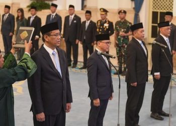 Presiden Prabowo Subianto melakukan perombakan kabinet Senin 7/9/2025 sore di Istana Negara, Jakarta Pusat. (Foto: Ist./ cnbcindonesia.com).