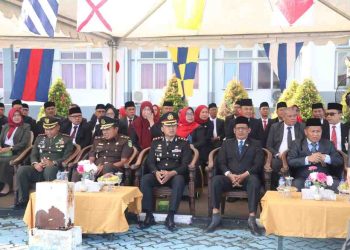 Upacara peringatan hari kesaktian Pancasila Kota Batam. (Foto: Humas DPRD).