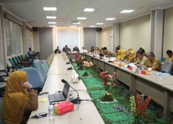 RDPU tentang realisasi serapan anggaran pembangunan. (Foto:  Humas DPRD).