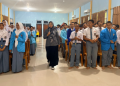Bawaslu adakan program Go to school di SMK N 1 Singkep. (Foto: HMS./ Paino).