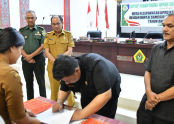 Penandatanganan Nota Kesepakatan Kebijakan Umum Anggaran Dan Prioritas Plafon Anggaran Sementara (KUA-PPAS) APBD Tahun Anggaran 2026