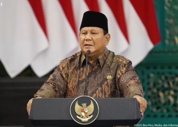Presiden Prabowo Subianto memimpin sidang kabinet paripurna dalam rangka satu tahun pemerintahannya, di Istana Negara, Jakarta, Senin, 20 Oktober 2025. (Foto: Ist./Dok. Sekretariat Presiden).