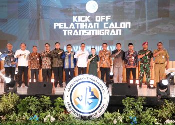 Pelatihan calon transmigran warga Rempang. (Foto: Diskominfo).