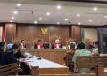 Sidang kasus korupsi proyek pembangunan tol layang MBZ di Pengadilan Tipikor di Jakarta. (Foto: Ist./ detik.com).