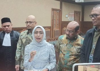 Eks Dirut PT ASDP, Ira Puspadewi usai pembacaan vonis di Pengadilan Tipikor pada Pengadilan Negeri Jakarta Pusat, Kamis, 20 November 2025. (Foto: Ist./ Kompas.com).