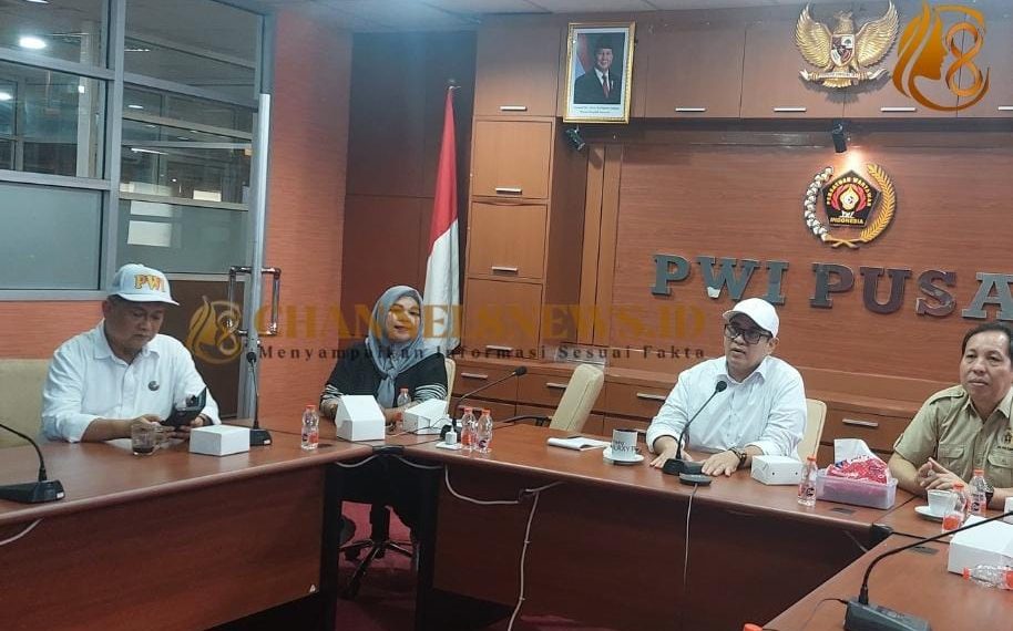 Rapat panitia HPN 2026 Banten di Kantor PWI Pusat, Gedung Dewan Pers, Jl. Kebon Sirih Jakarta Pusat. (Foto: Ist./Dok.PWI Pusat).